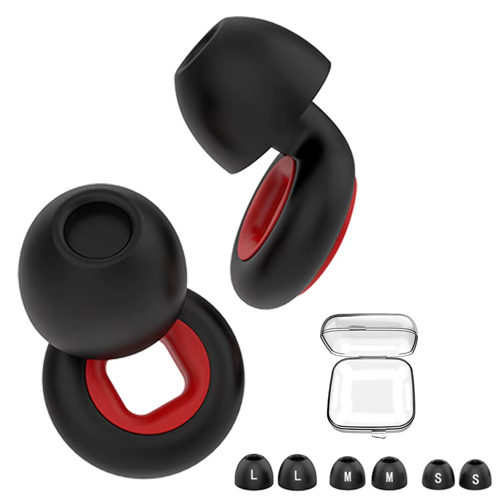 Shining Color Earplugs for Sleeping Noise Cancelling Silicone Hearing Protection Earplug for Work Travel Protetor Auricular